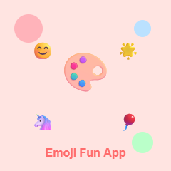 Emoji eğlenceli resim uygulaması