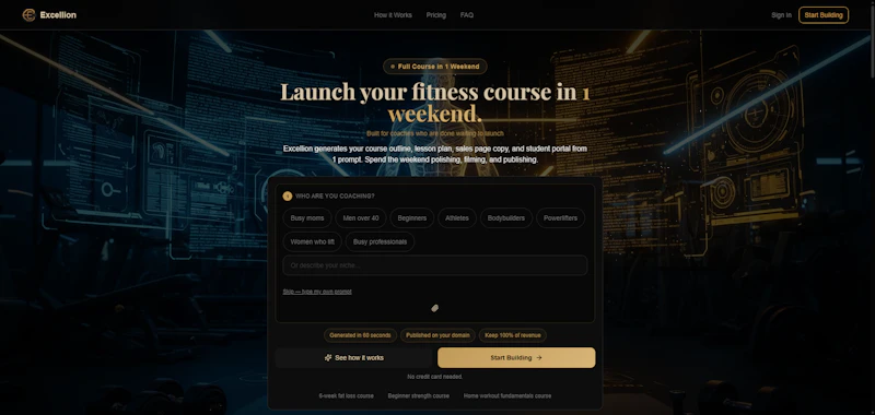 Excellion screenshot 2