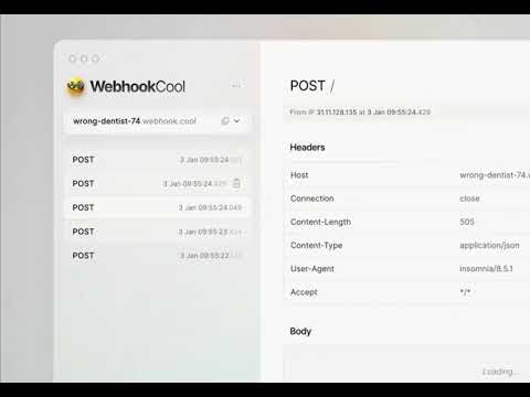 Webhook.cool gallery image