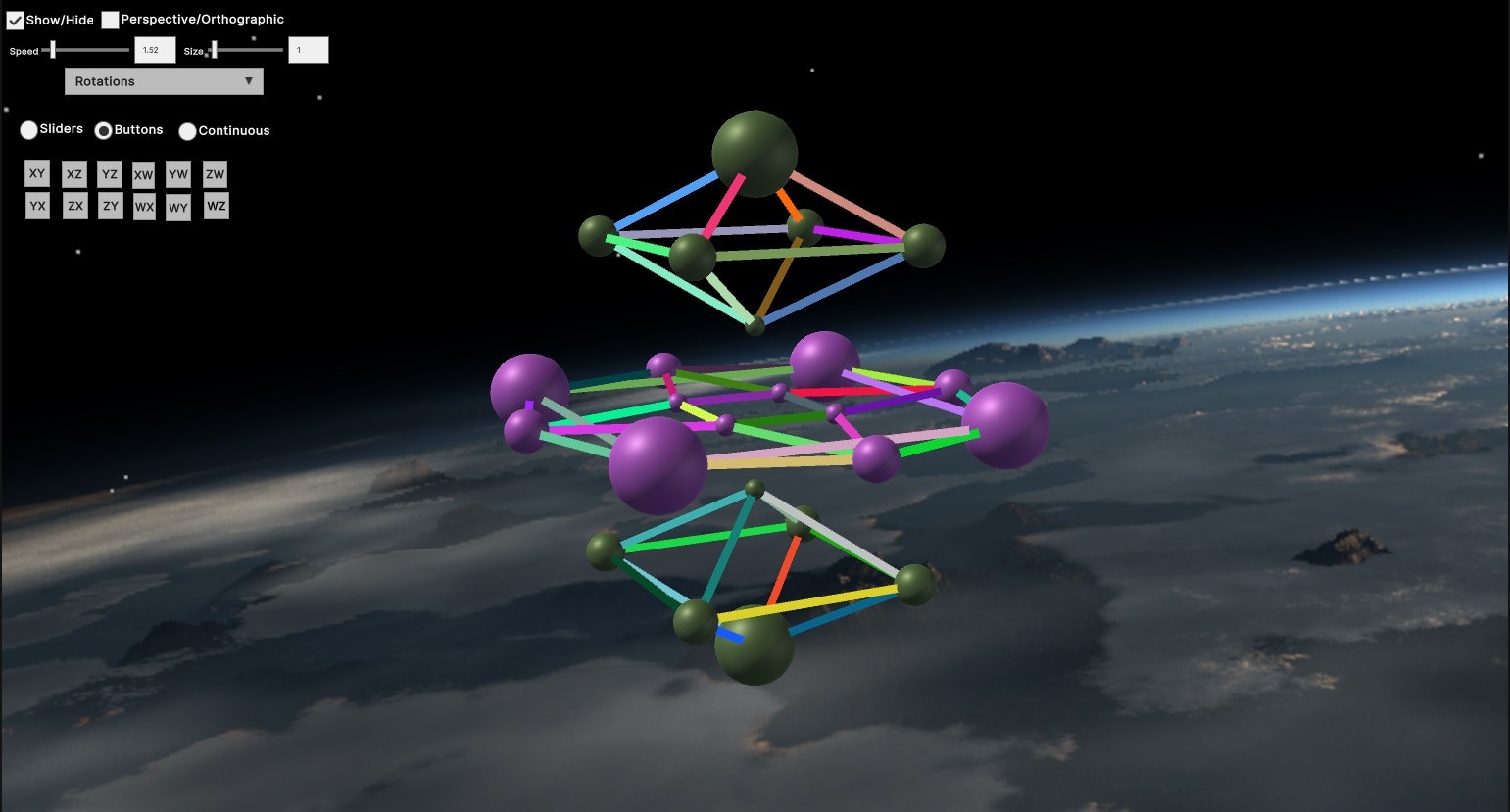 4D Visualization Simulator using Unity3D gallery image