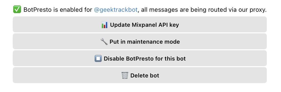 Media Botpresto: Bantuan Pencipta Telegram Bot 3