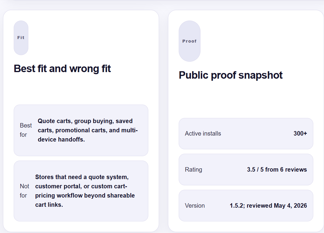 AICOSO- Share Cart URL for WooCommerce  gallery image