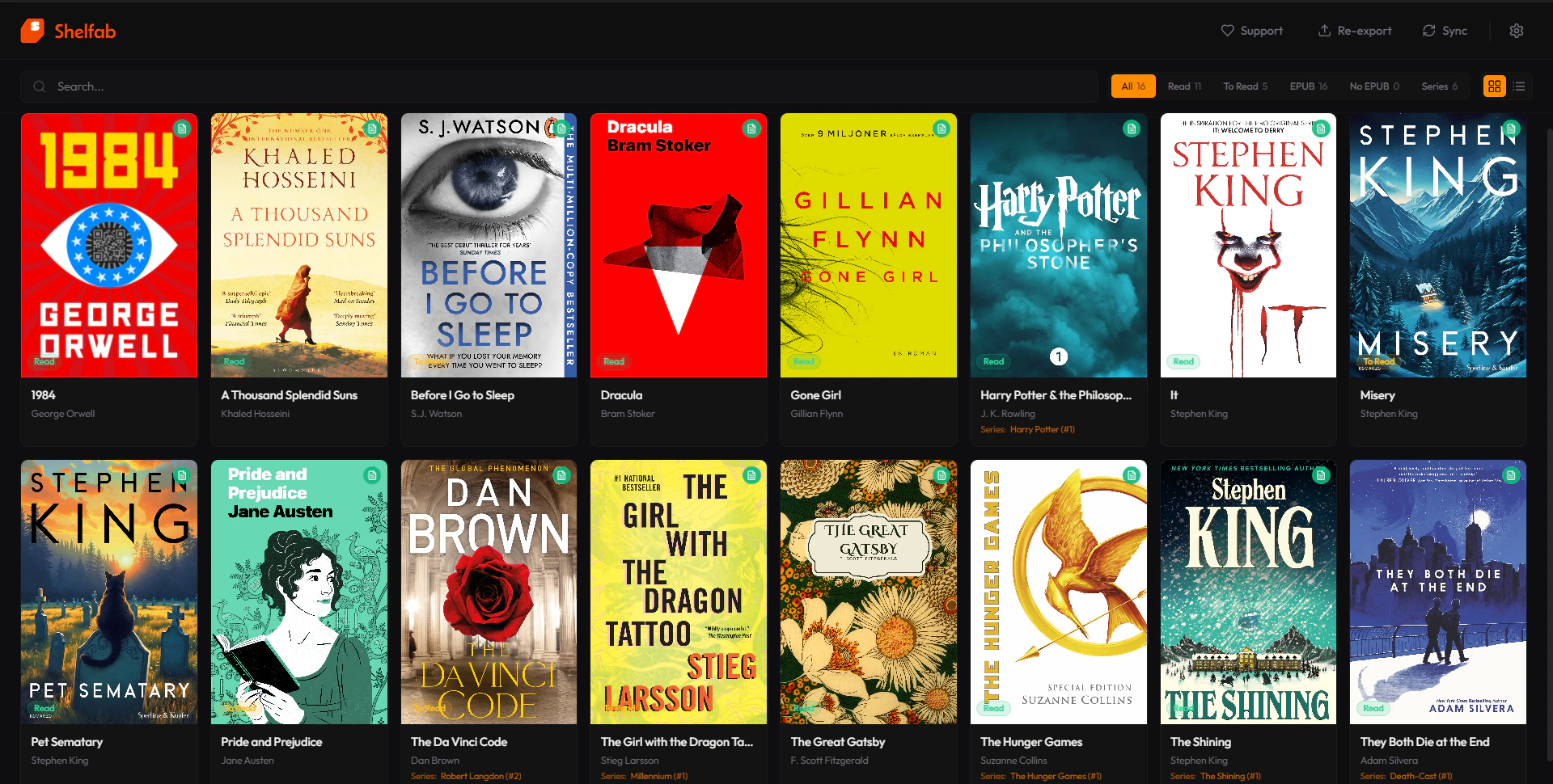 Shelfab screenshot 1