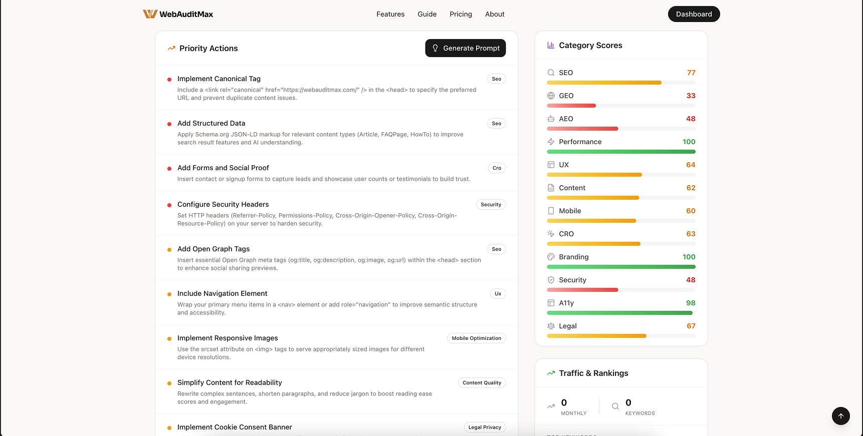 WebAuditMax gallery image