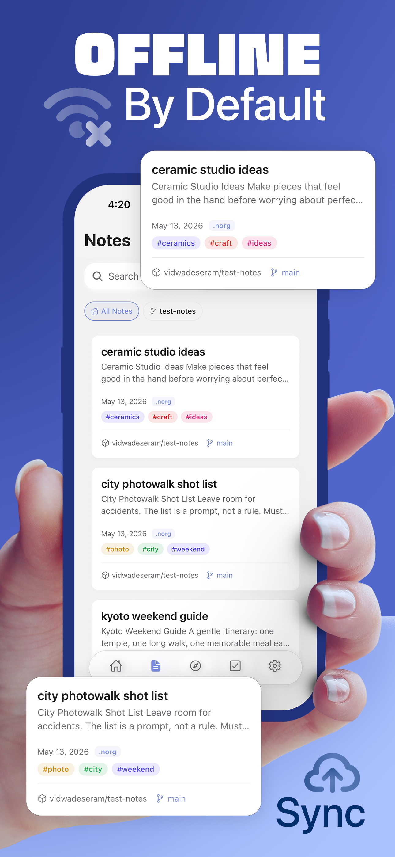 GitNotēs gallery image