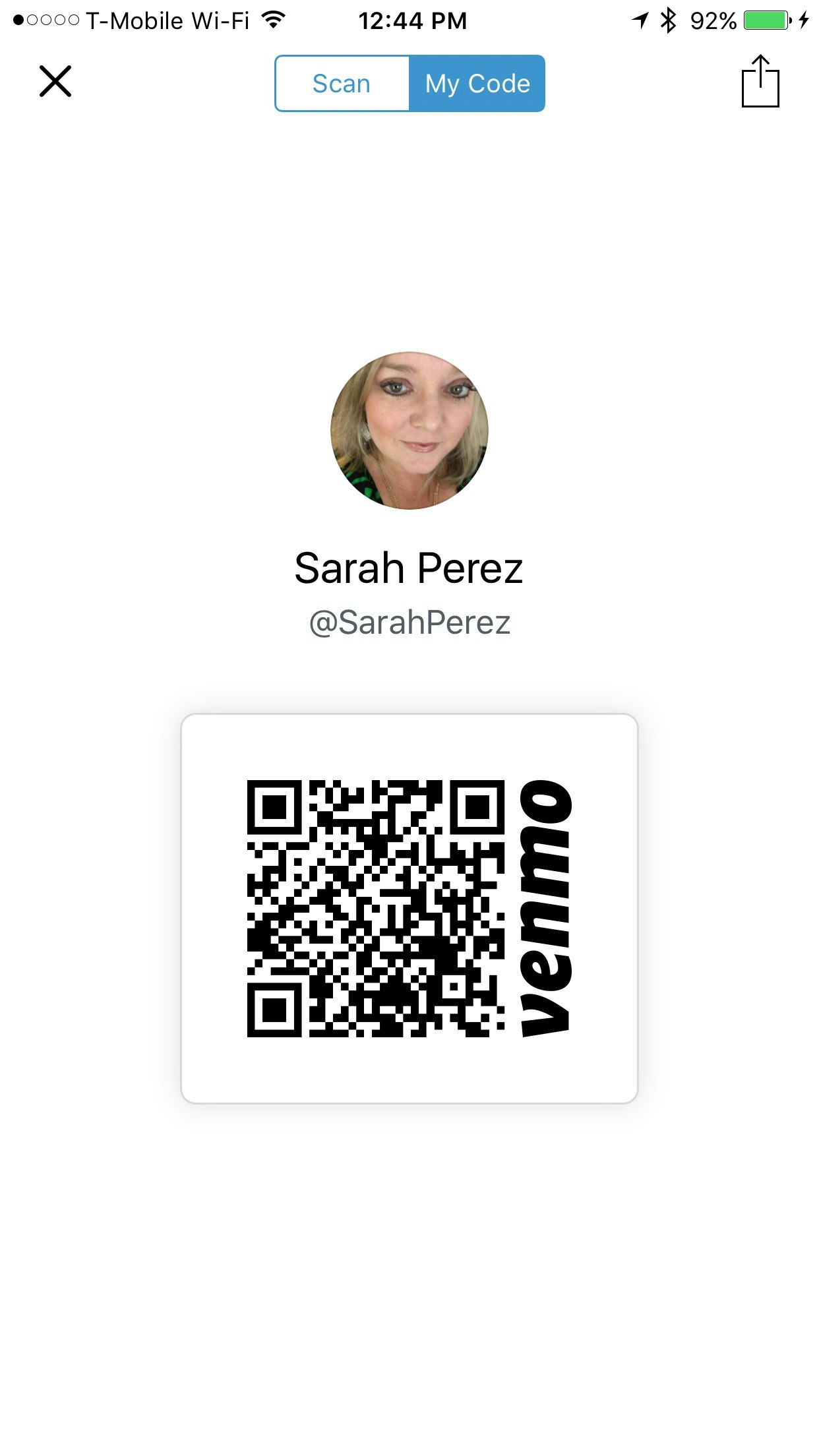 how to pay venmo with qr code