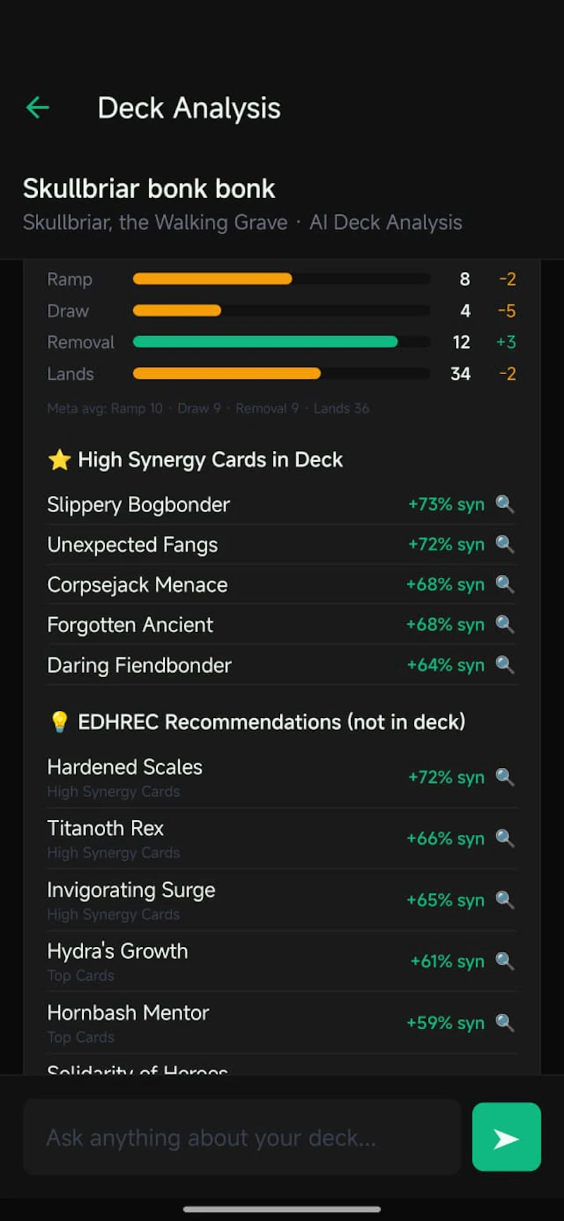 MTG AI Commander - Verdict screenshot 2