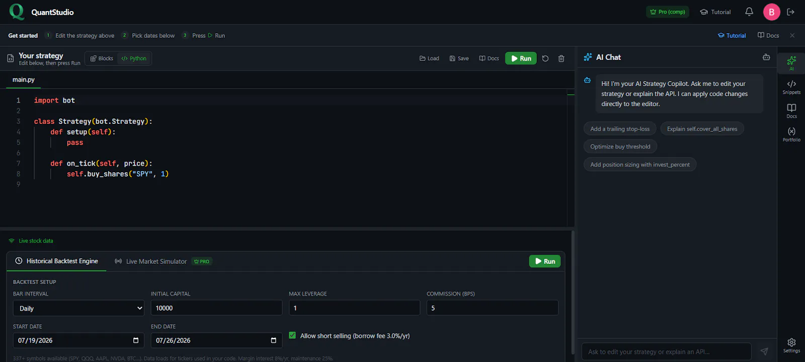 QuantStudio screenshot 2