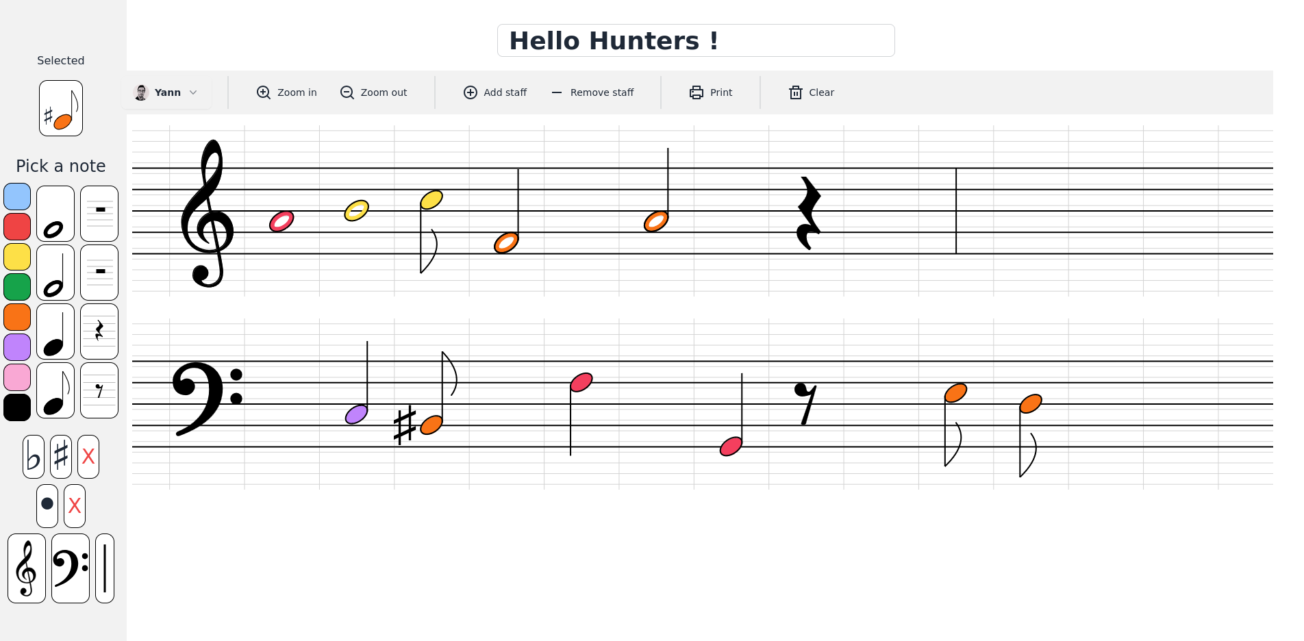 startuptile ColoredMusicSheet-Create engaging lessons with colored music sheets