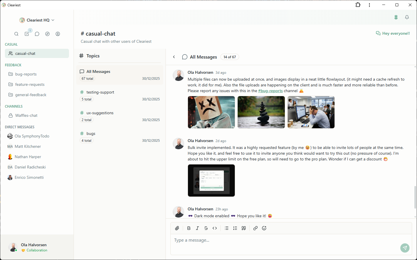 Cleariest gallery image