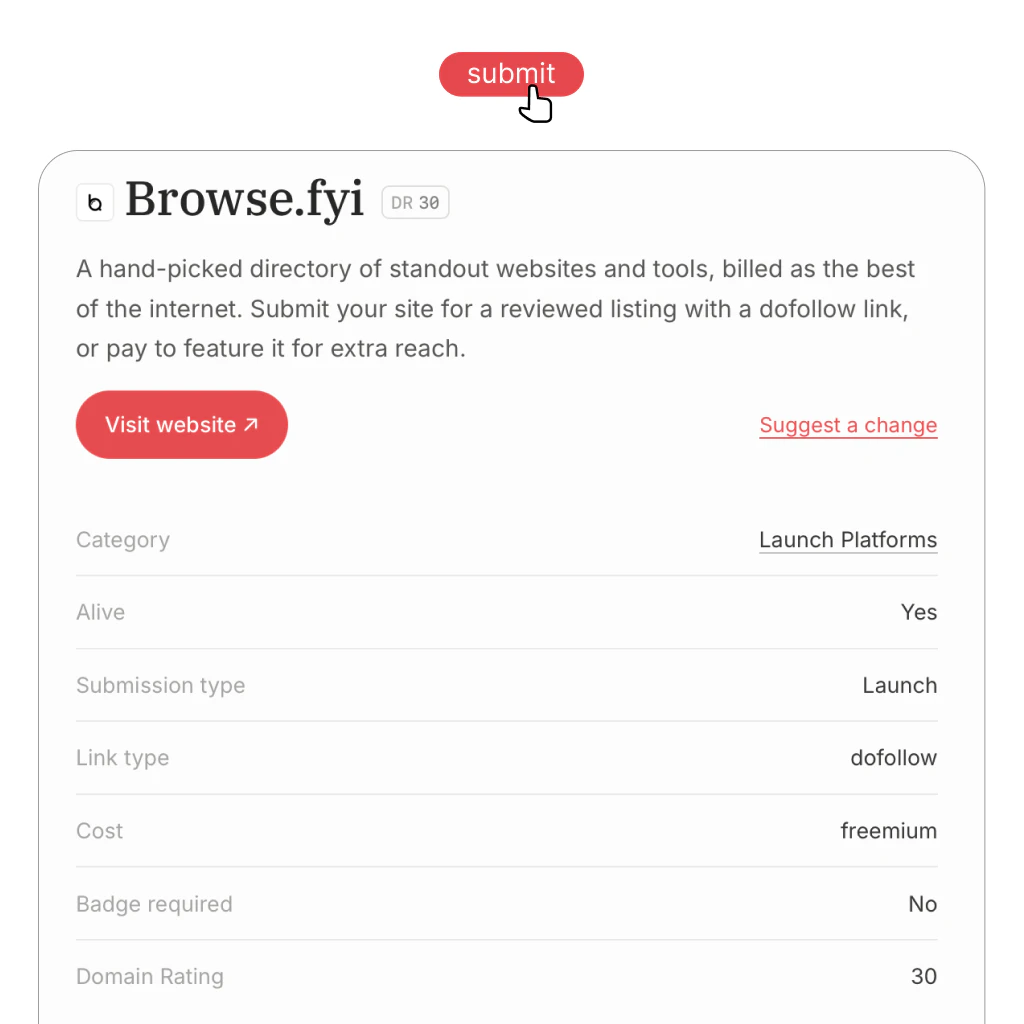 Submission.Directory screenshot 1