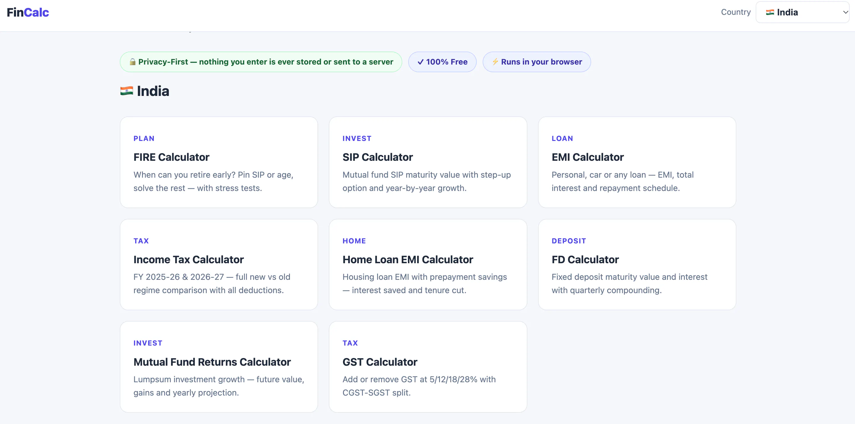 FinCalc gallery image