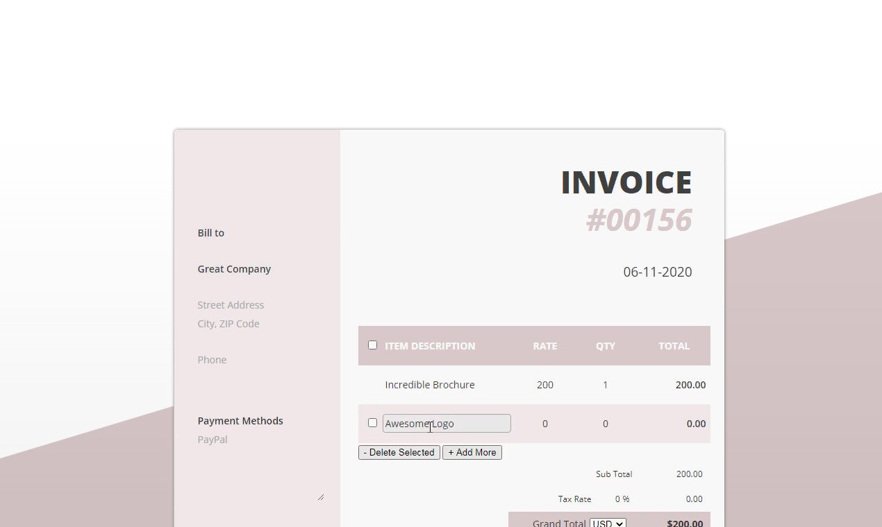 Free Invoice Generator gallery image
