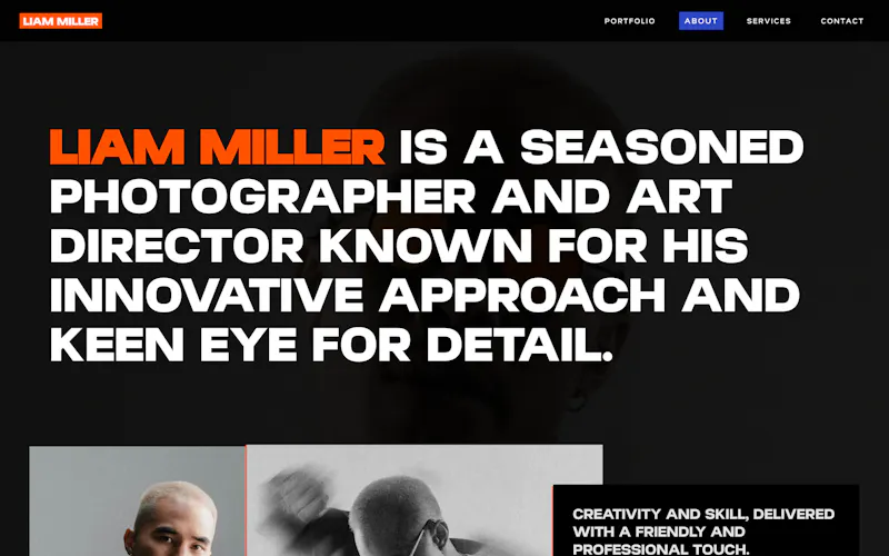 Exposed Portfolio screenshot 2