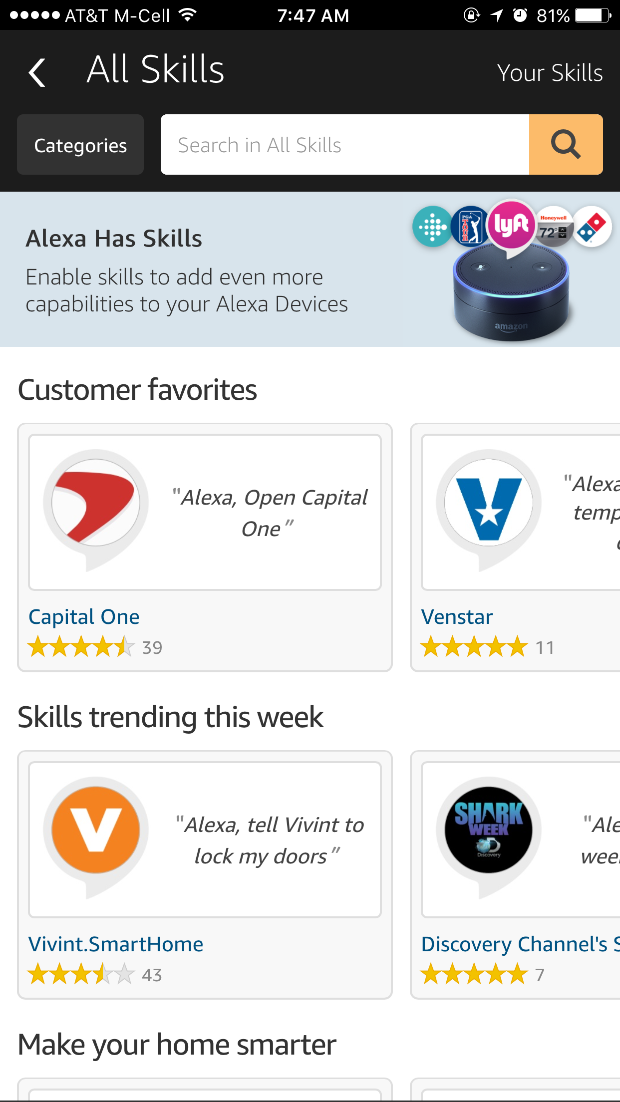 Amazon Alexa Skills Store gallery image