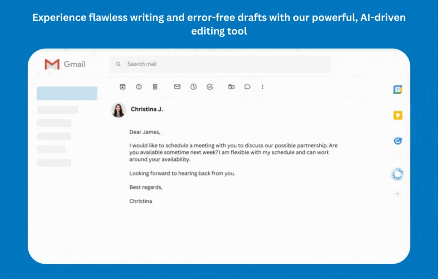 Média Assistant postal AI - Générer, traduire, résumer et améliorer les e-mails 1