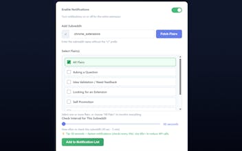 Reddit Subreddit Notifier gallery image