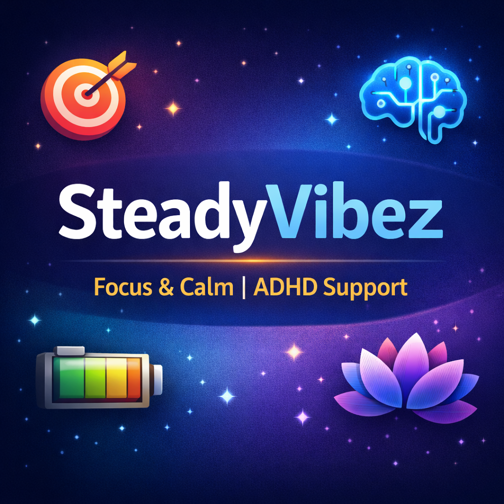 SteadyVibez  - Product Hunt launch logo and brand identity