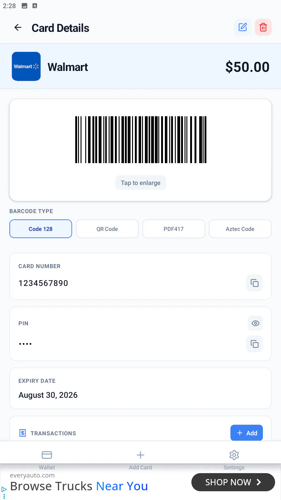 Card Wallet - Card Manager gallery image
