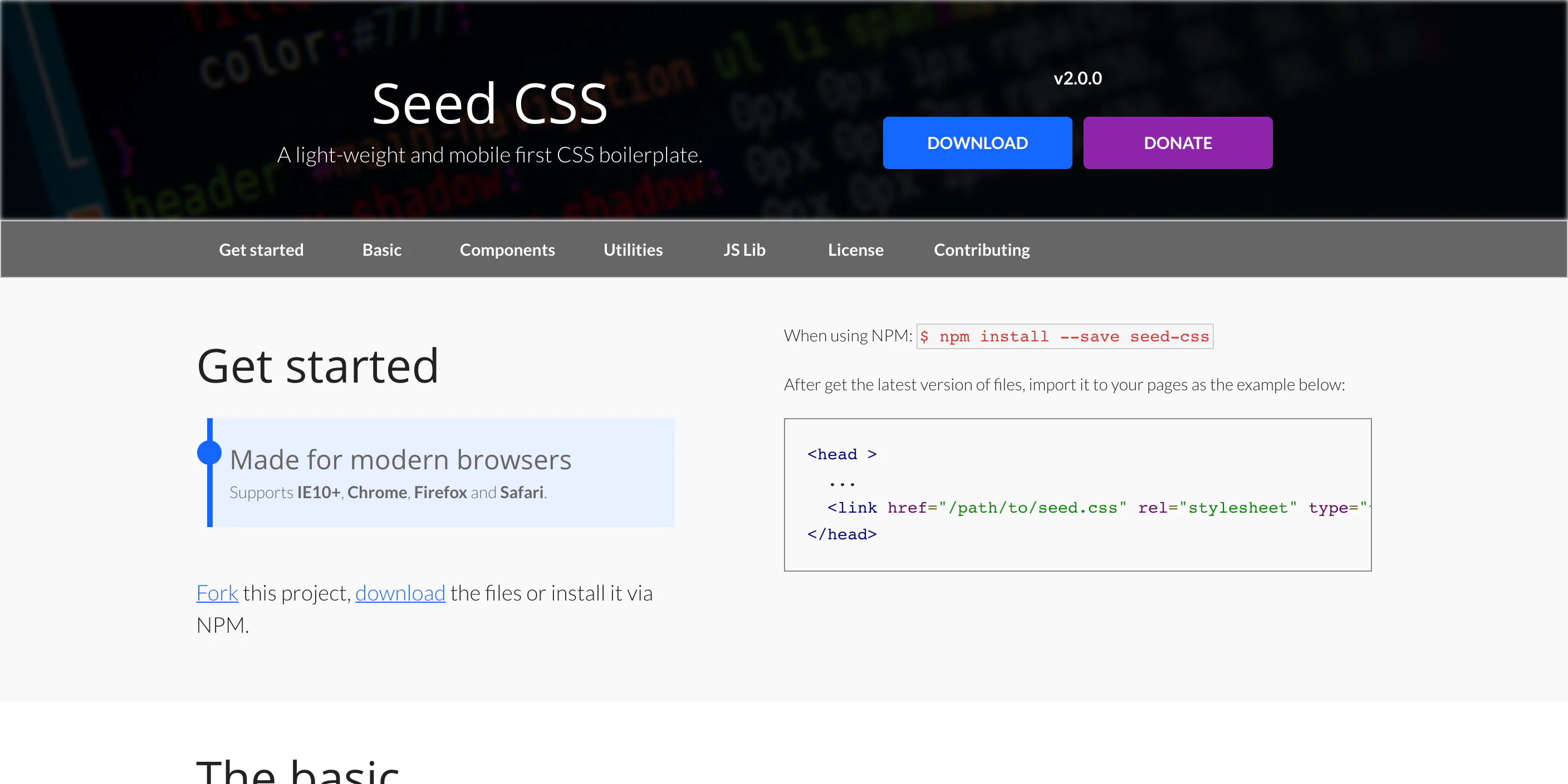 SeedCSS