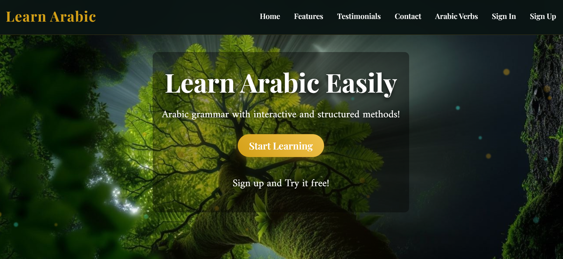 Impara l'arabo con Gene_Conj - #LearNarabic #WEBAPP #GENERATOR #CONJUGATOR media 1