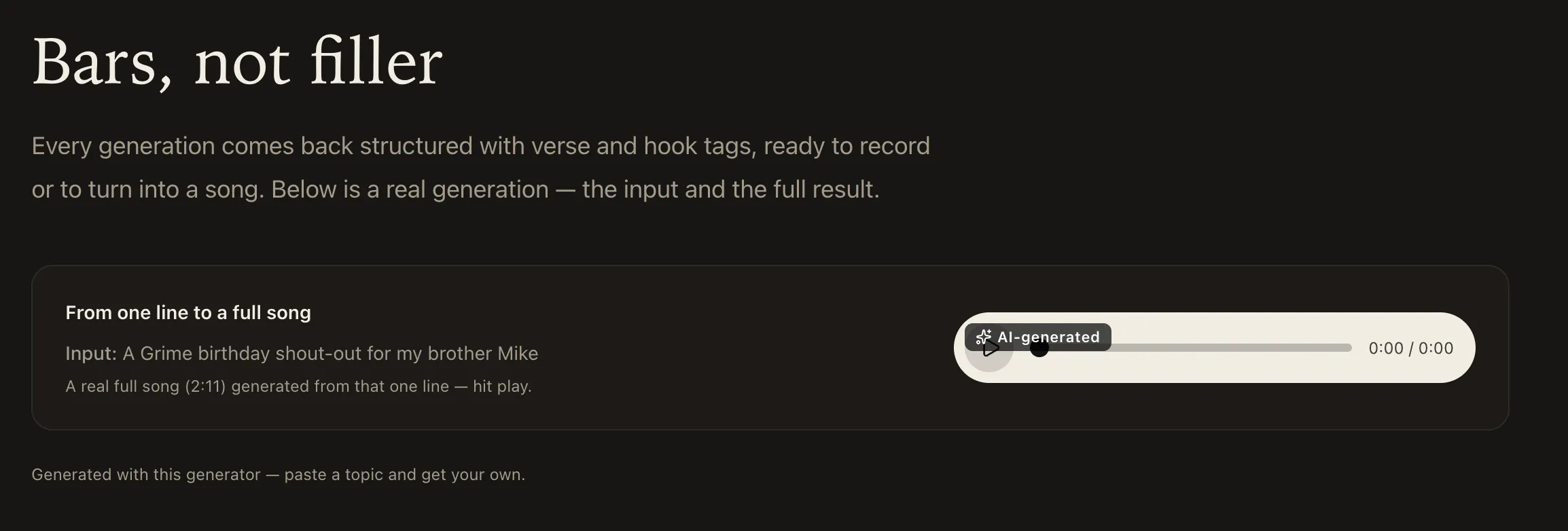 Airap — AI Rap Lyrics & Song Generator gallery image