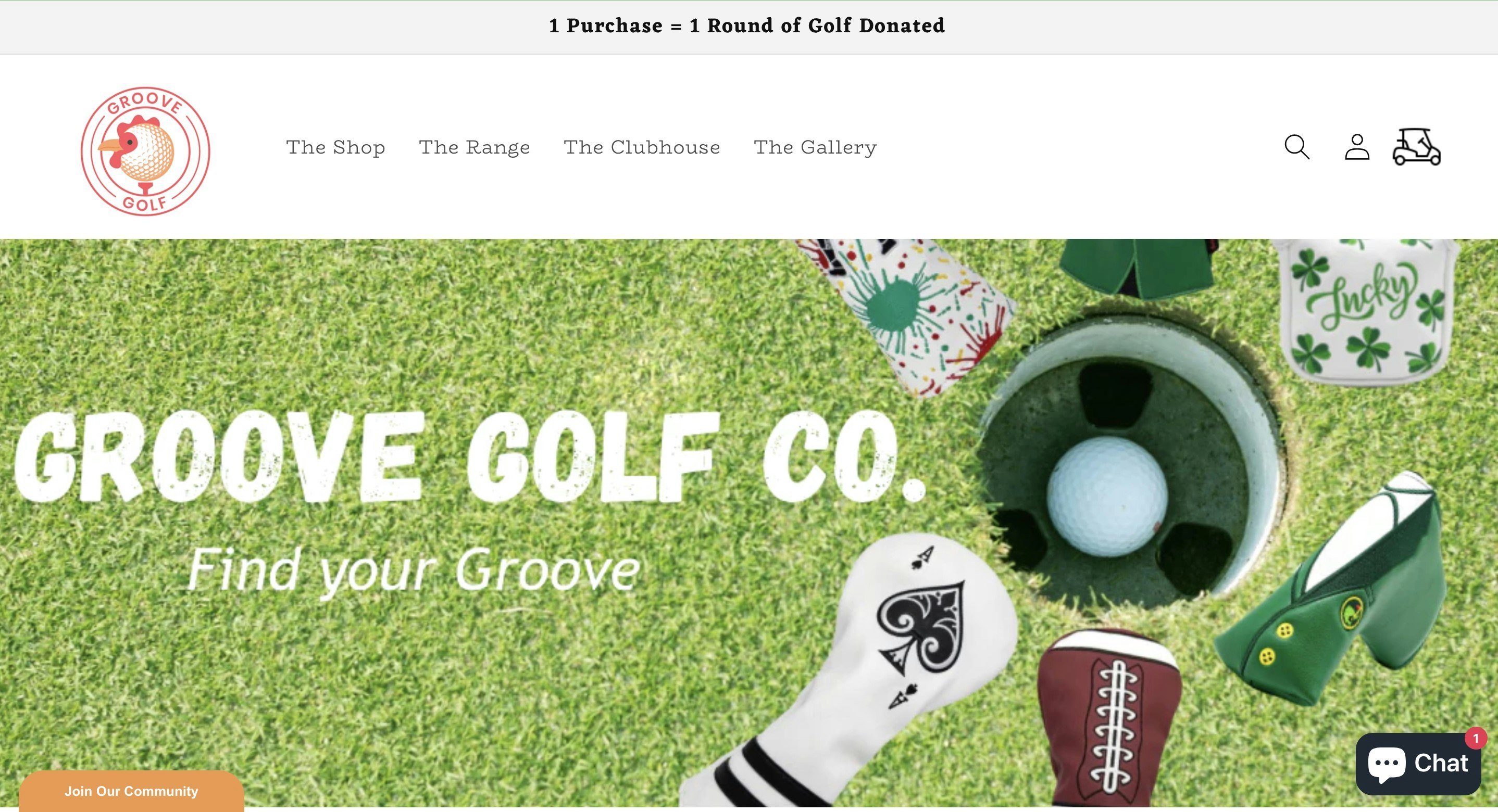 Groove Golf Co. Leapri in pelle