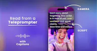 Teleprompter & Captions AI