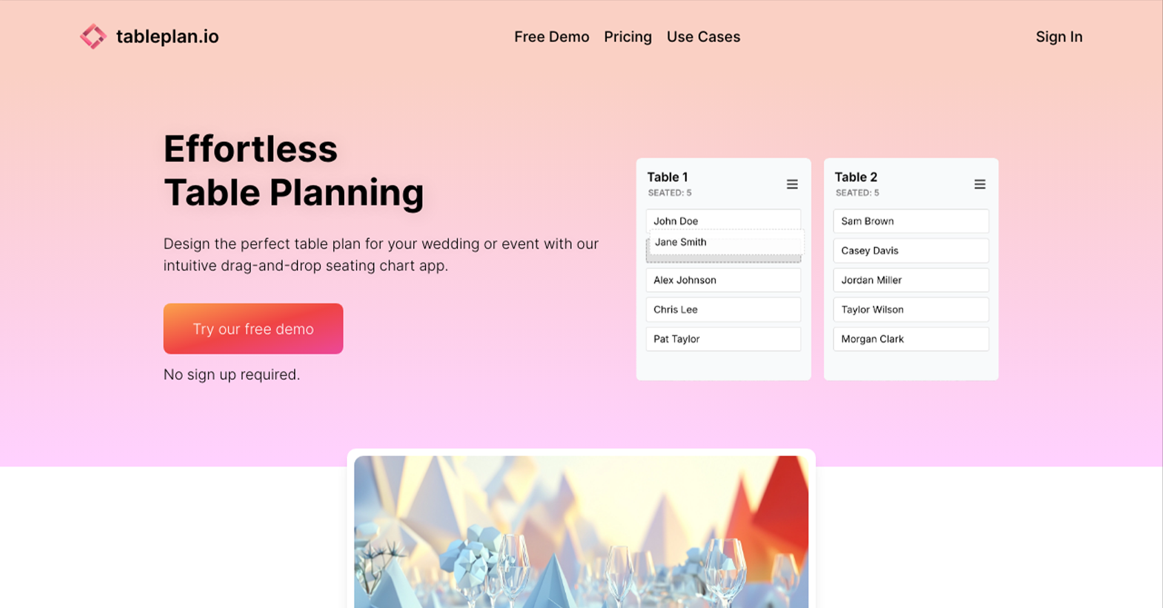 Tableplan.io gallery image