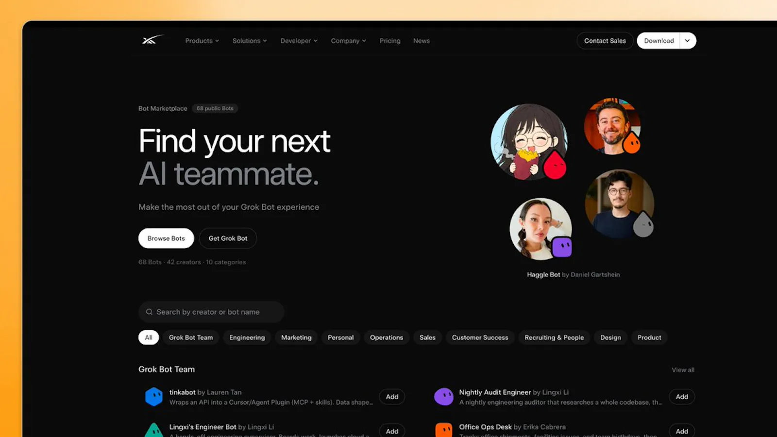 Grok Bot Marketplace screenshot 2