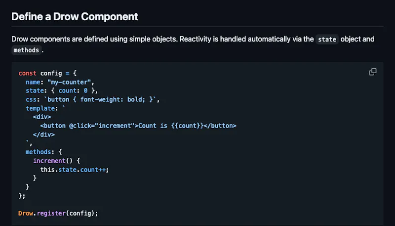 Drow.js screenshot 1