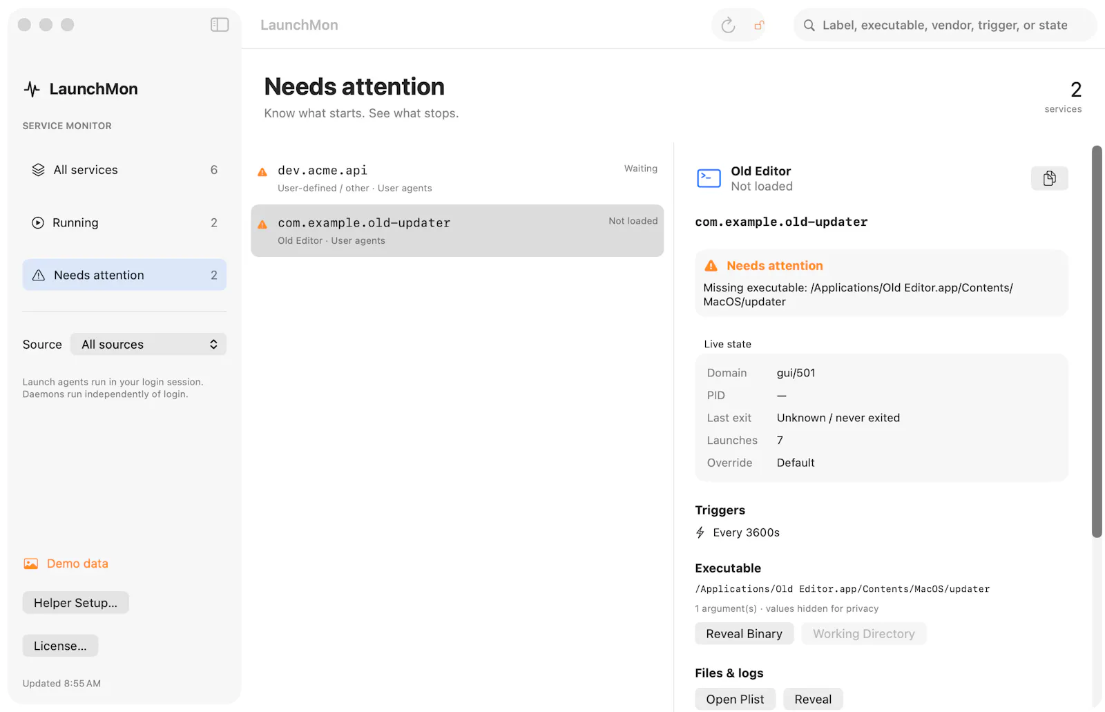 LaunchMon screenshot 3