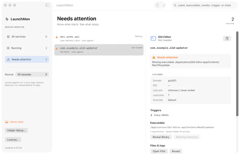 LaunchMon screenshot 3