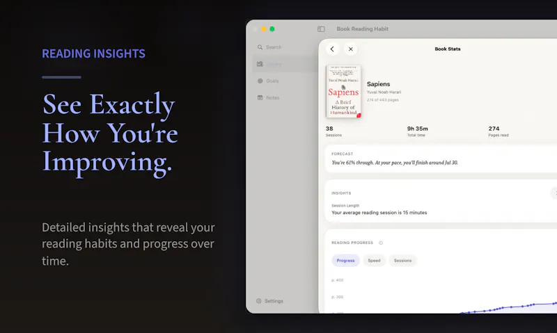 Book Reading Habit - for macOS screenshot 2