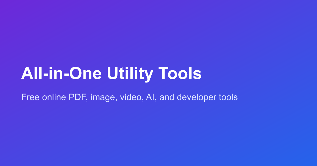 All-in-One Utility Tools gallery image