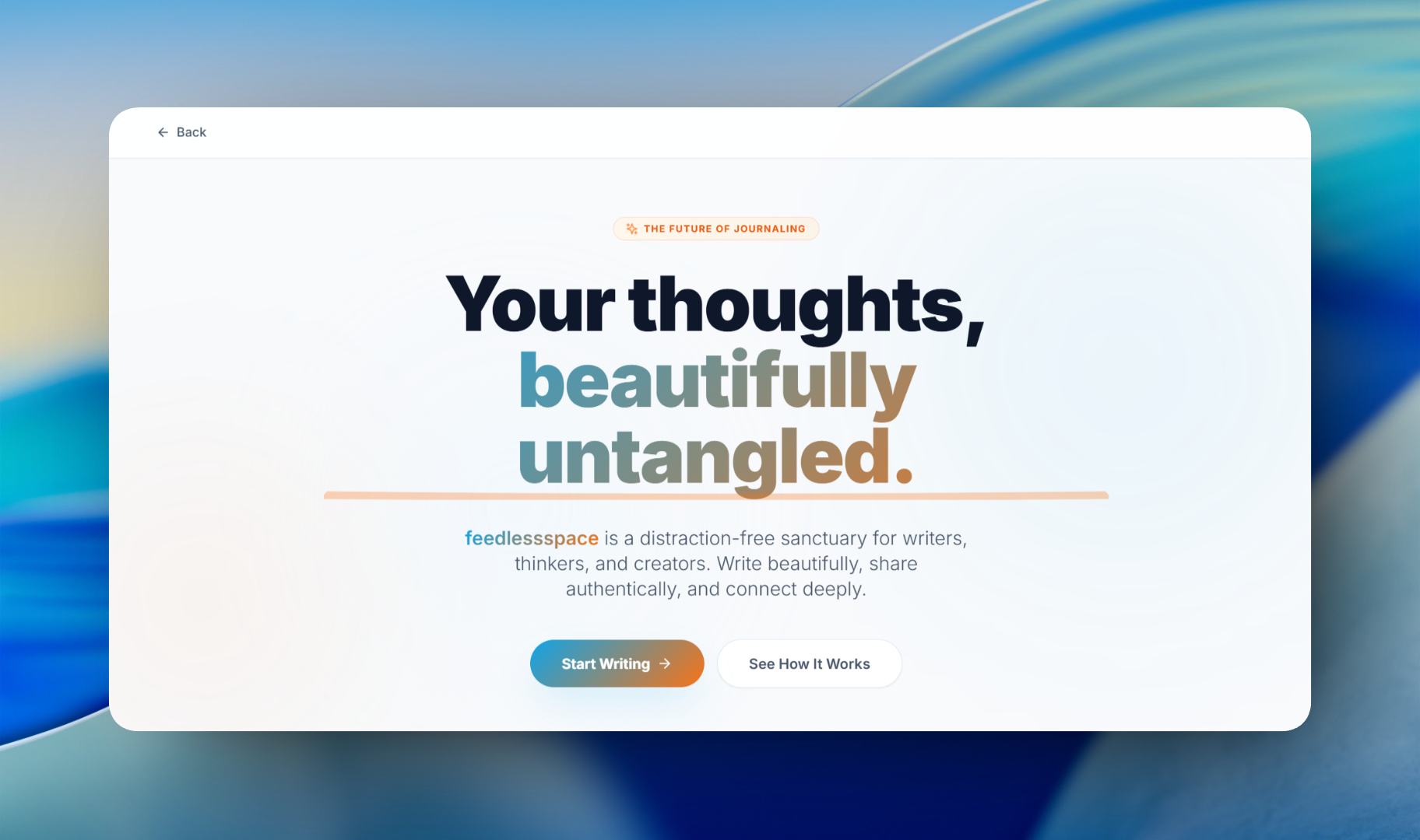 feedlessspace gallery image