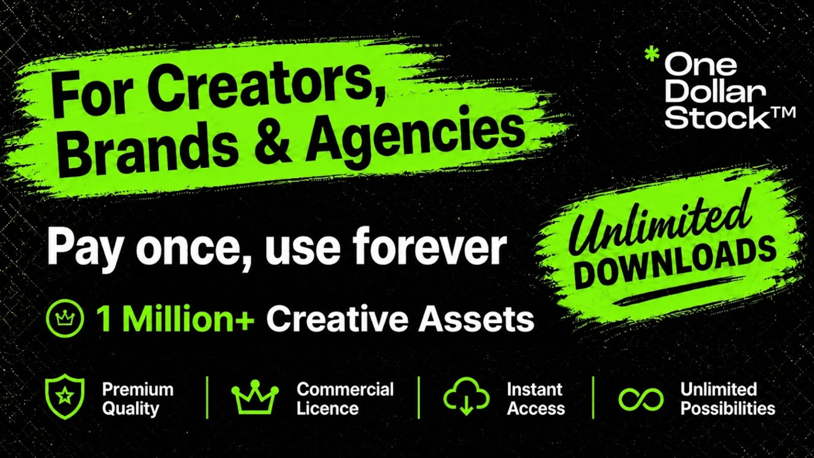OneDollarStock | Creative Marketplace screenshot 1 (video preview)