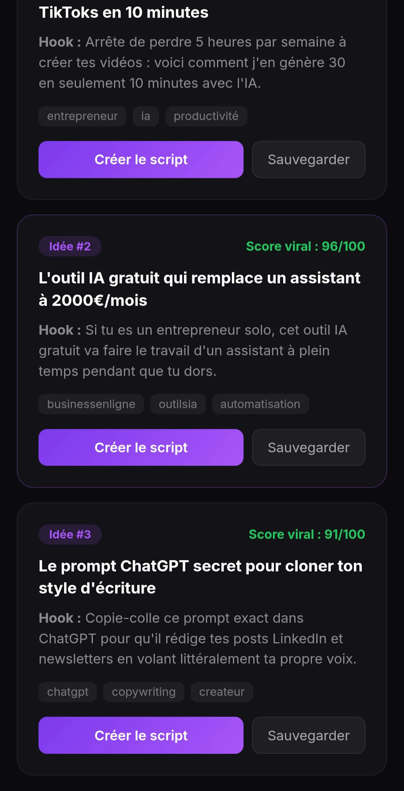 Nexa screenshot 2