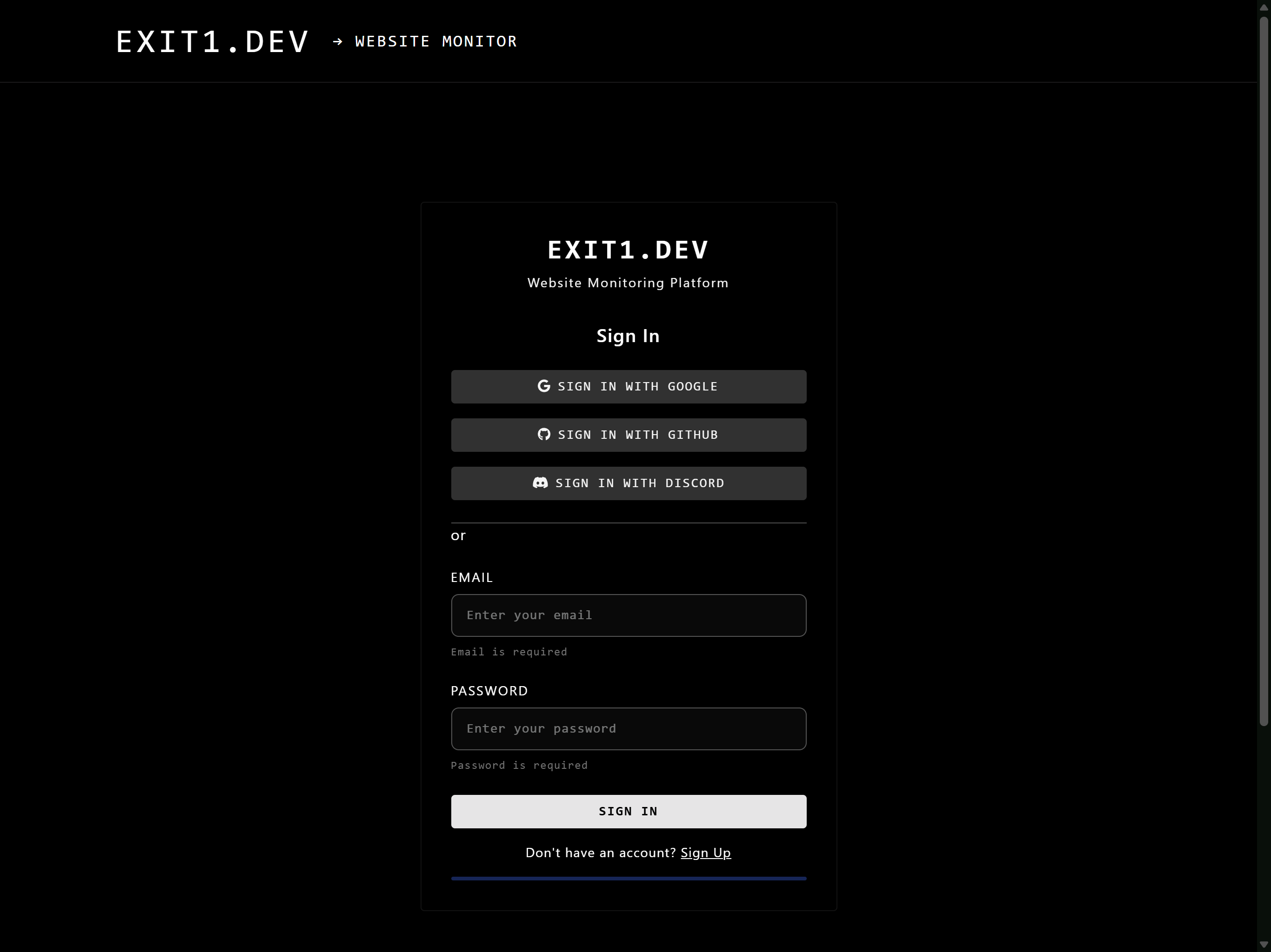 exit1.dev gallery image