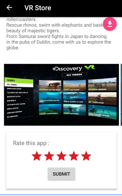 VR Store: Virtual Reality Apps, Games, Videos gallery image