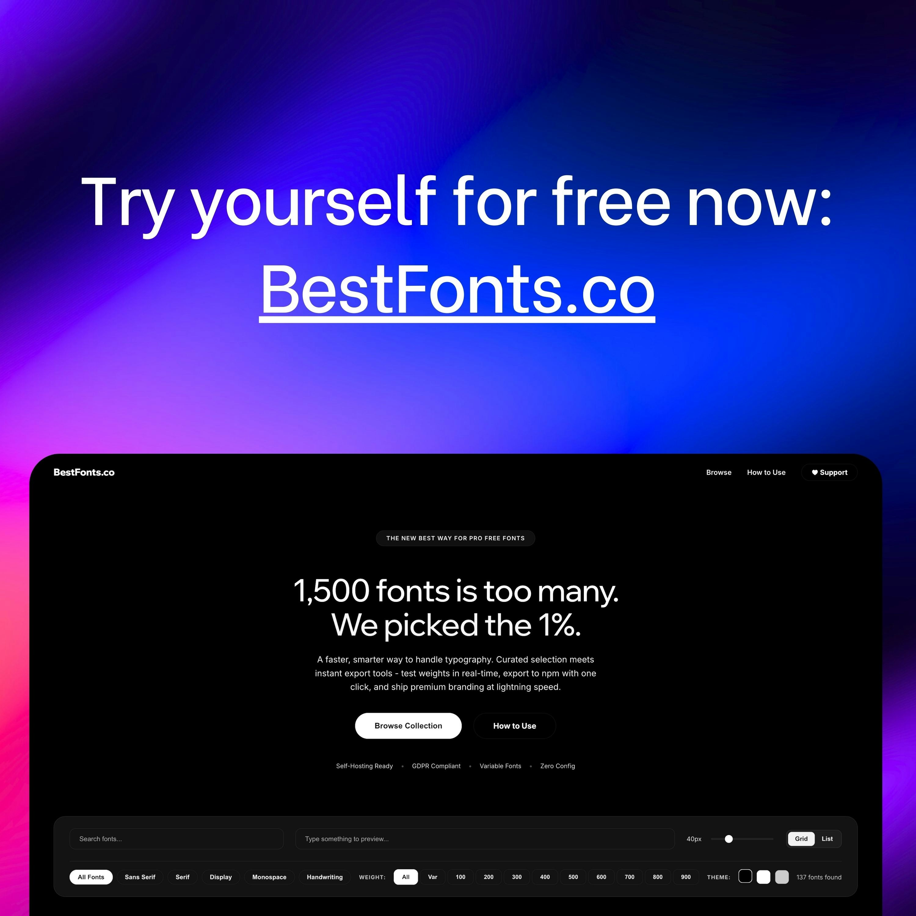 BestFonts gallery image