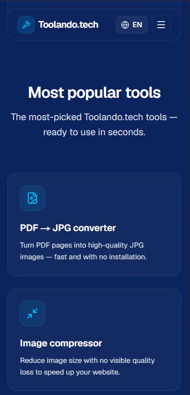 Toolando.tech gallery image