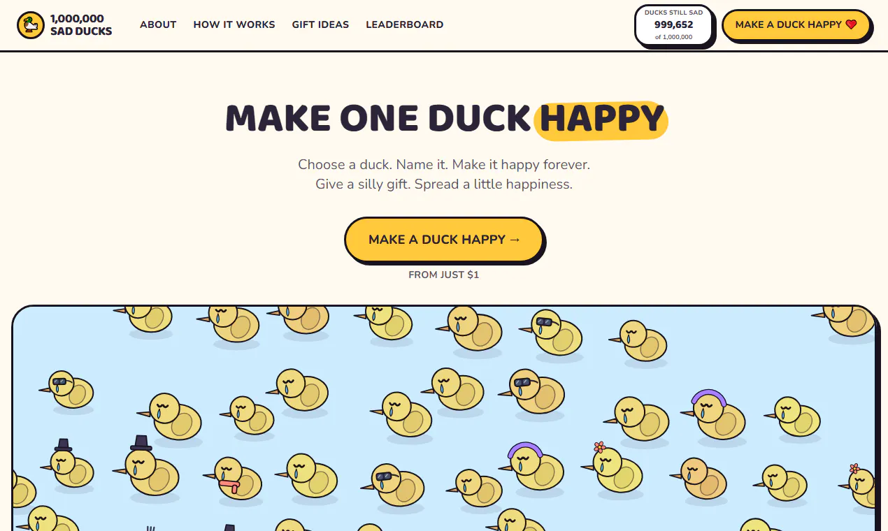 The Million Sad Ducks screenshot 1