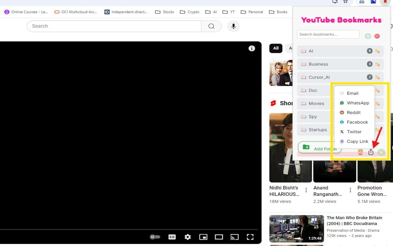 YouTube -Lesezeichen media 3