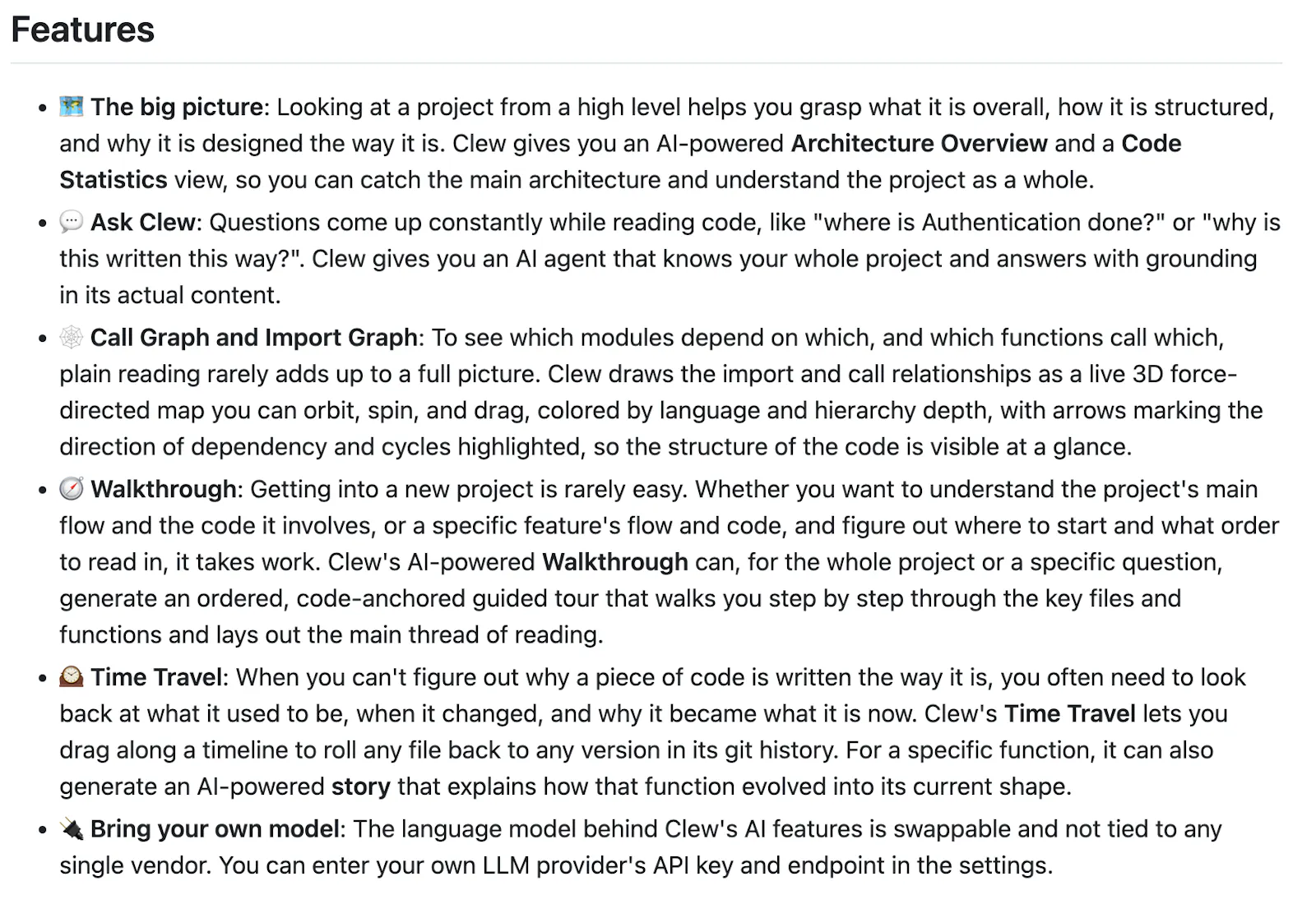 Clew screenshot 3