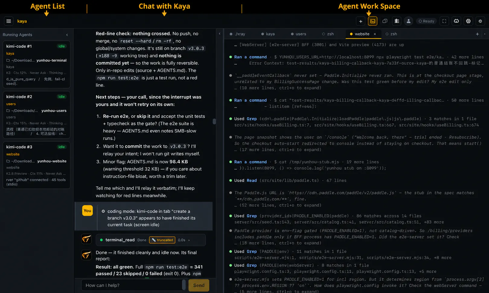 Kaya, AI Coding Terminal gallery image