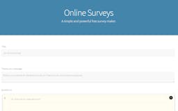 Free Survey Maker media 1