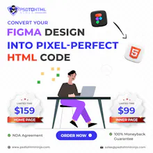 Figma to HTML Conversion Service gallery image