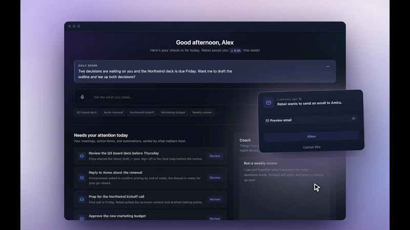 Mindstone Rebel screenshot 1 (video preview)