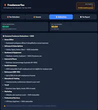 FreelancerTax Pro gallery image